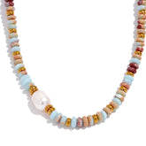 AILA NATUAL STONE NECKLACE